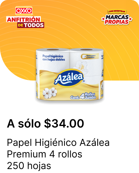 Papel Higienico Azalea Premium 4 rollos 250 hojas