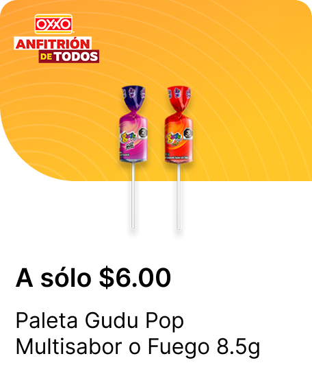 Paleta Gudu Pop Multisabor o Fuego 8.5g