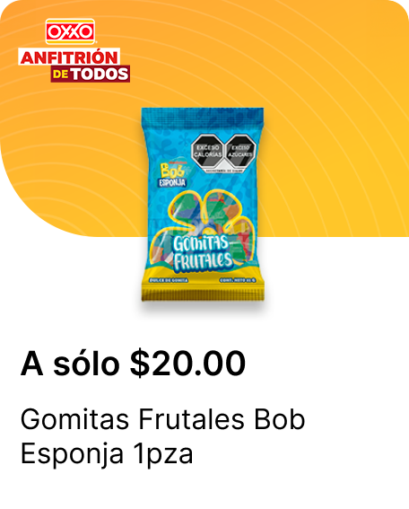 Gomitas Frutales Bob Esponja 1pza