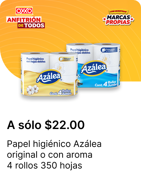 Papel higienico Azalea original o con aroma 4 rollos 350 hojas 