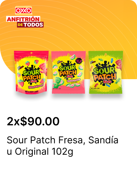 Sour Patch Fresa o Sandia u Original 102g