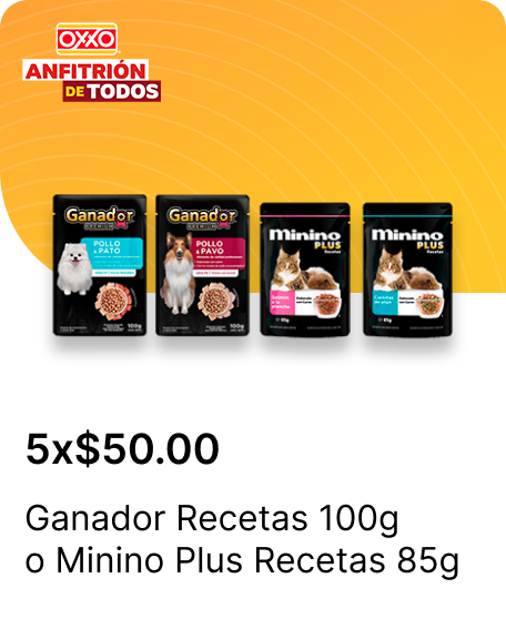 Ganador Recetas 100g o Minino Plus Recetas 85g