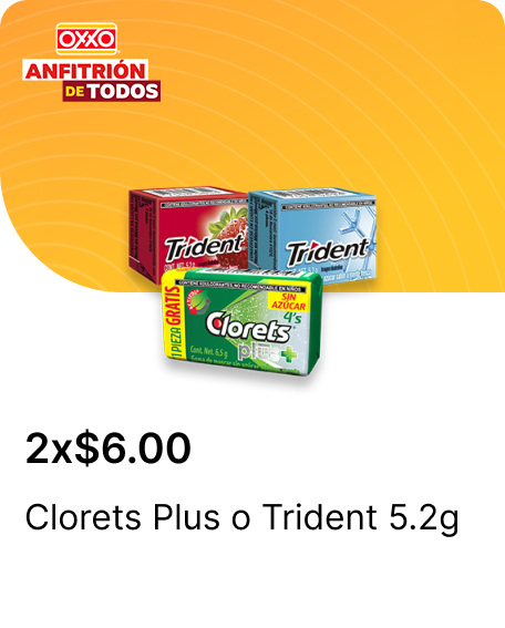 Clorets Plus o Trident 5.2g