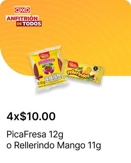 PicaFresa 12g o Rellerindo Mango 11g