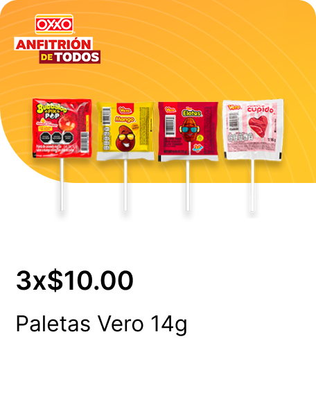Paletas Vero 14g