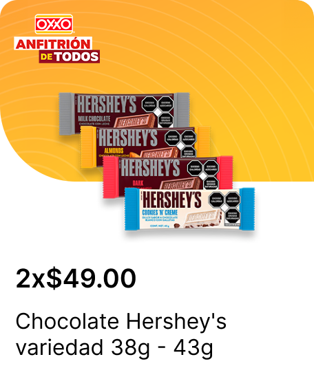 Chocolate Hersheys variedad 38g  43g