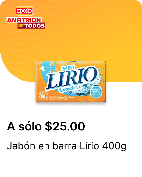Jabon en barra Lirio 400g