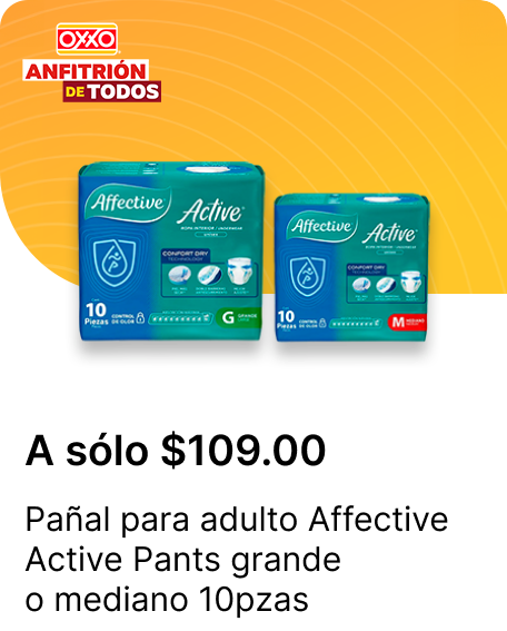 Panal para adulto Affective Active Pants grande o mediano 10pzas