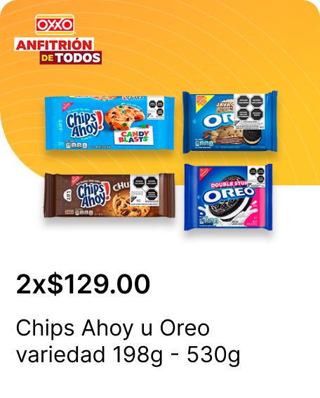 Chips Ahoy u Oreo variedad 198g  530g