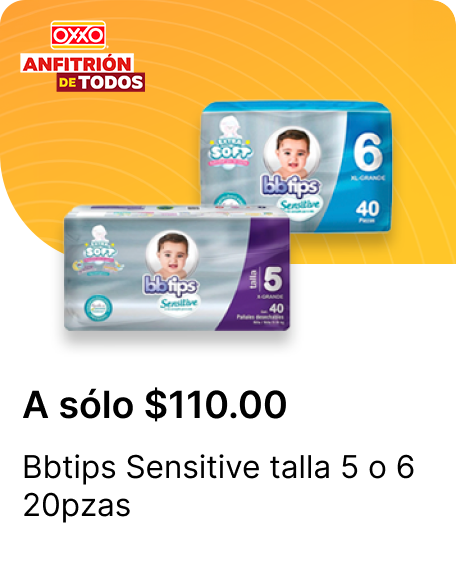 Bbtips Sensitive talla 5 o 6 20pzas