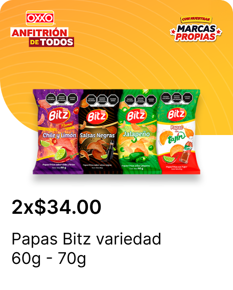 Papas Bitz variedad 60g  70g