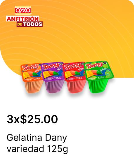 Gelatina Dany variedad 125g 