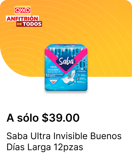 Saba Ultra Invisible Buenos Dias Larga 12pzas