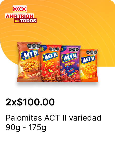 Palomitas ACT II variedad 90g  175g
