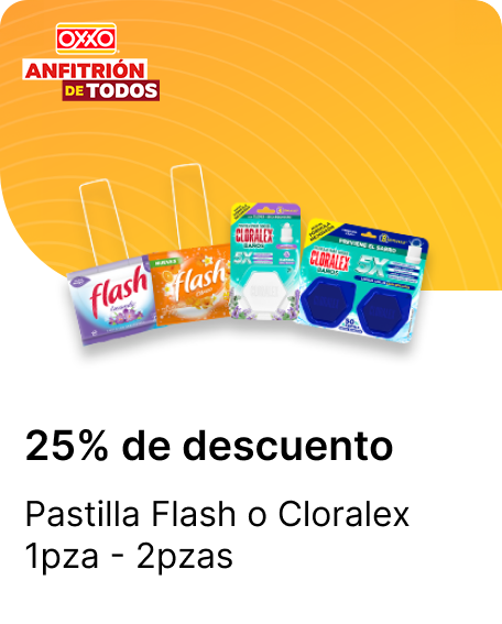 Pastilla Flash o Cloralex 1pza  2pzas