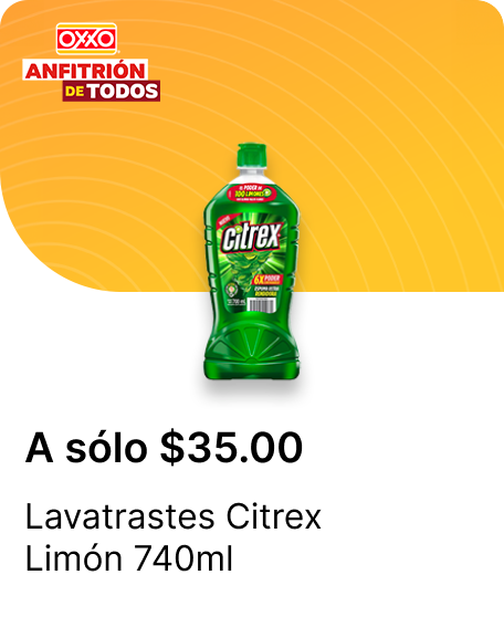 Lavatrastes Citrex Limon 740ml