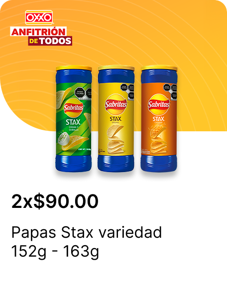 Papas Stax variedad 152g  163g