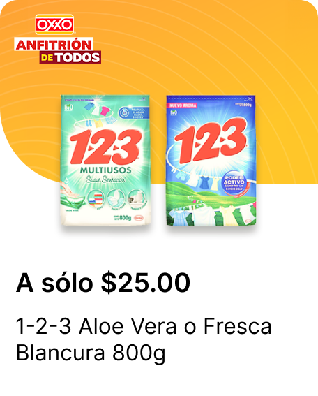 123 Aloe Vera o Fresca Blancura 800g