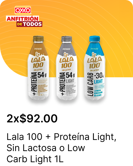 Lala 100  Proteina Light o Sin Lactosa o Low Carb Light 1L