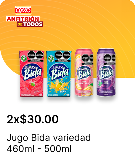 Jugo Bida variedad 460ml  500ml
