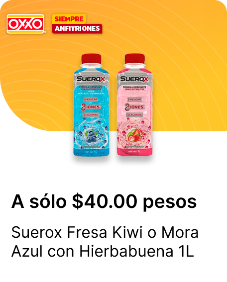 Suerox Fresa Kiwi o Mora Azul con Hierbabuena 1L