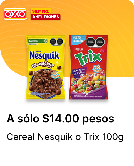 Cereal Nesquik o Trix 100g