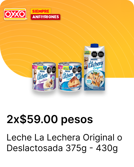 Leche La Lechera  Original o Deslactosada 375g   430g