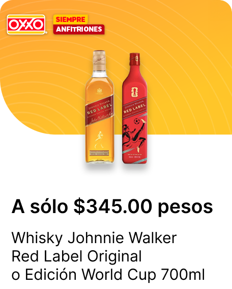 Whisky Johnnie Walker Red Label Original o Edicion World Cup 700ml