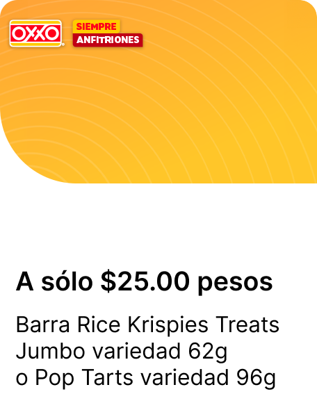 Barra Rice Krispies Treats Jumbo variedad 62g  o Pop Tarts variedad 96g 
