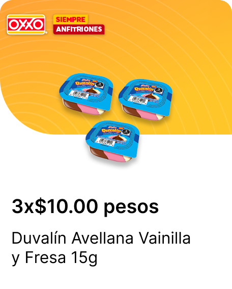 Duvalin Avellana Vainilla y Fresa 15g