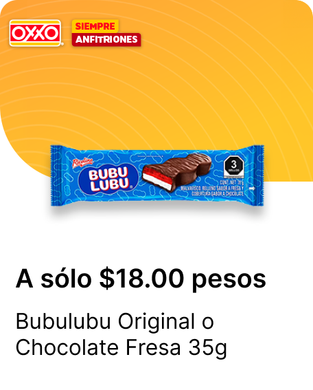 Bubulubu Original o Chocolate Fresa 35g