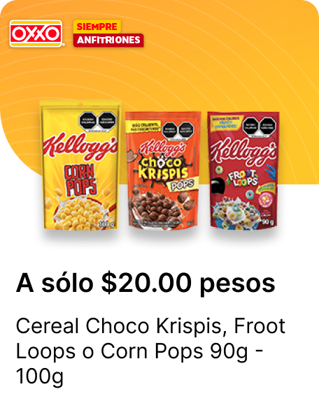 Cereal Choco Krispis o Froot Loops o Corn Pops 90g  100g 