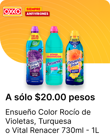 Ensueno Color Rocio de Violetas o Turquesa o Vital Renacer 730ml  1L