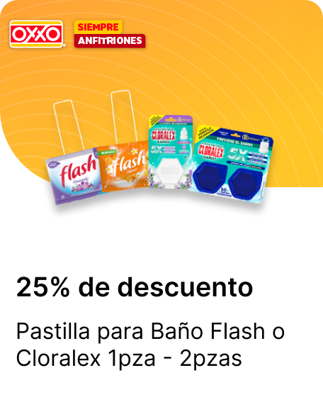Pastilla para Bano Flash o Cloralex Banos 1pza  2pzas