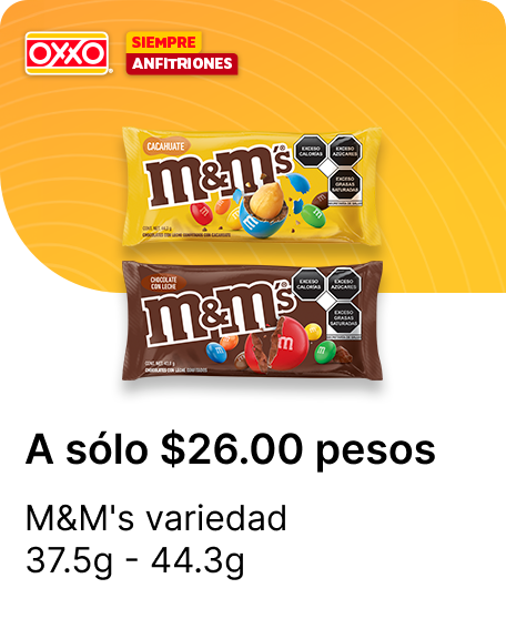 M&Ms s variedad 37.5g  44.3g