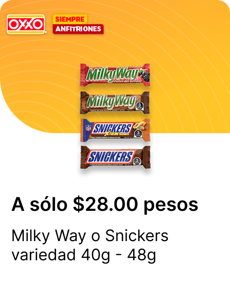 Milky Way o Snickers  variedad 40g   48g