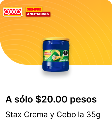 Stax Crema y Cebolla 35g