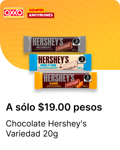 Chocolate Hersheys Chocolate con Leche 20g