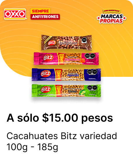 Cacahuates Bitz variedad 100g   185g
