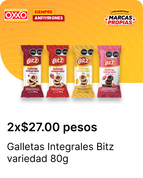 Galletas Integrales Bitz variedad 80g