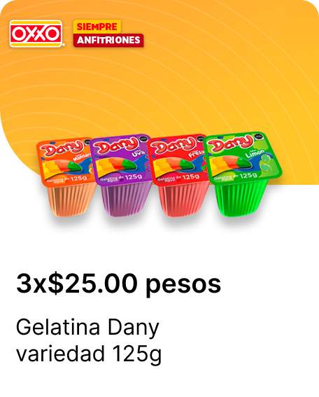 Gelatina Dany  variedad 125g