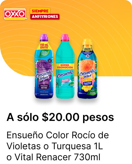 Ensueno Color Rocio de Violetas o Turquesa 1L o Vital Renacer 730ml