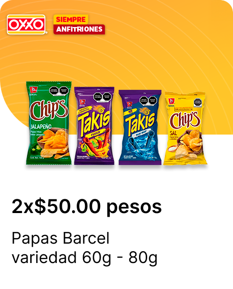 Papas Barcel variedad 60g  80g