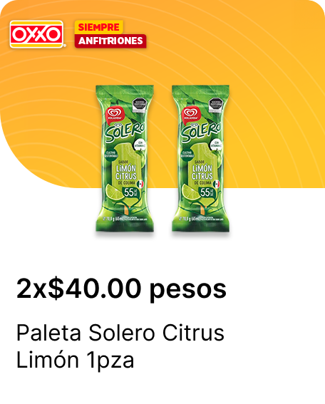 Paleta Solero Citrus Limon 1pza