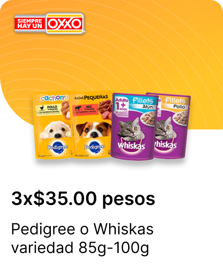 Pedigree o Whiskas variedad 85g100g