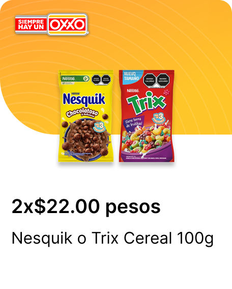 Nesquik o Trix Cereal 100g
