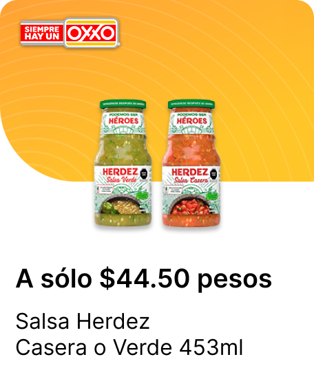Salsa Herdez Casera o Verde 453ml