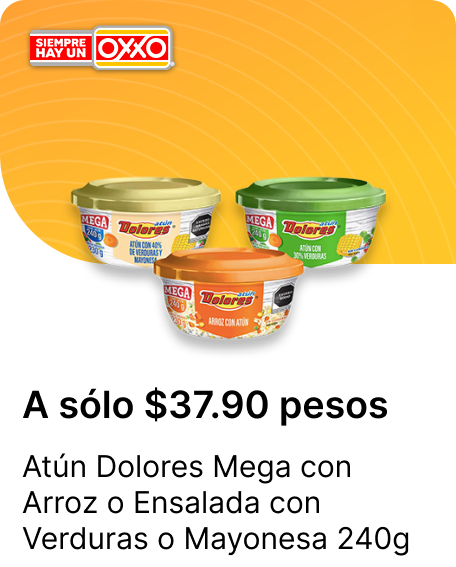 Atun Dolores Mega con Arroz o Ensalada con Verduras o Mayonesa 240g