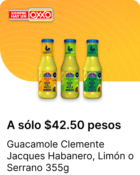 Salsa Guacamole Clemente Habanero o Limon o Serrano 355g