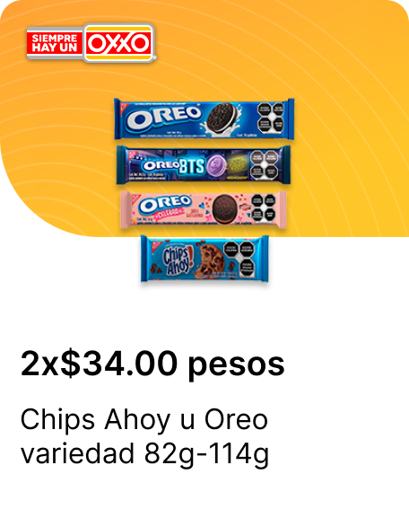 Chips Ahoy u Oreo variedad 82g114g